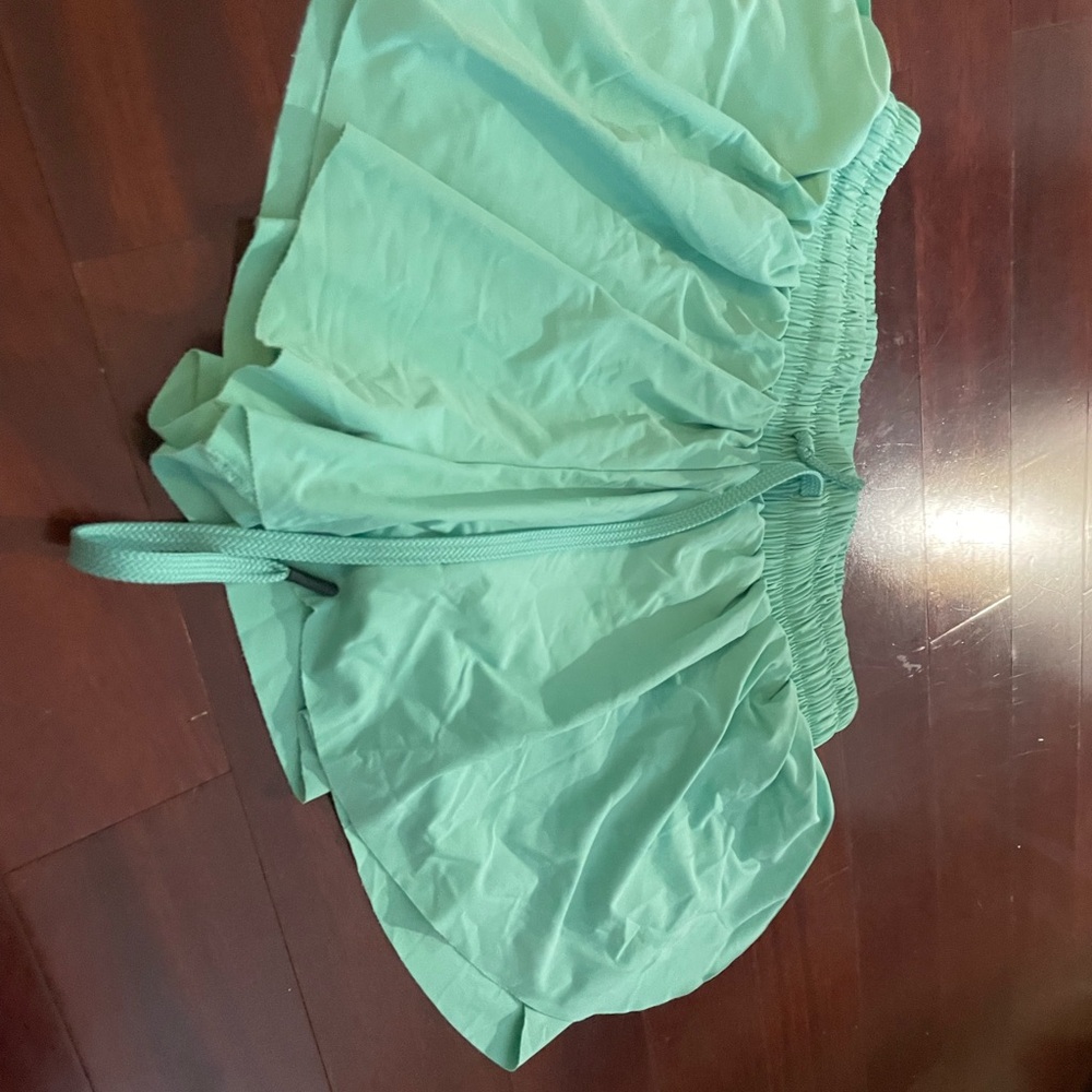 Mint Green Skirt with Drawstring